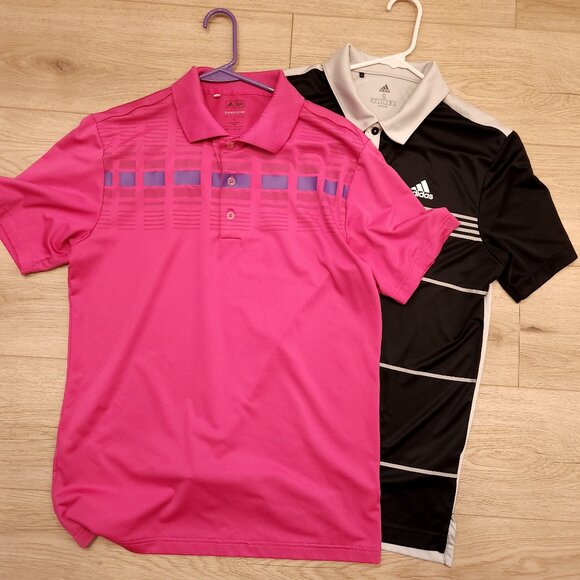 EUC! Lot of (2) Adidas Golf Polos - Picture 1 of 7